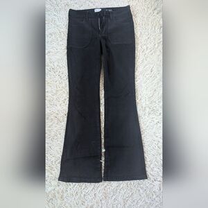 Anthropologie Black Flare Jeans